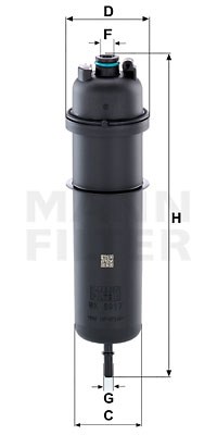 Fuel Filter MANN-FILTER WK5017