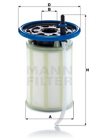 Fuel Filter MANN-FILTER PU7018