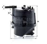 Fuel Filter MANN-FILTER WK939