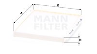 Filter, interior air MANN-FILTER CU24013