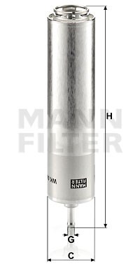 Fuel Filter MANN-FILTER WK5001