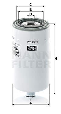 Fuel Filter MANN-FILTER WK9010