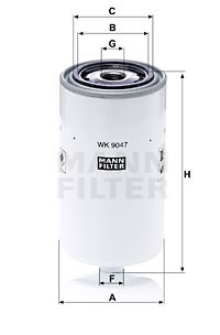 Fuel Filter MANN-FILTER WK9047