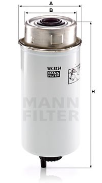 Fuel Filter MANN-FILTER WK8124