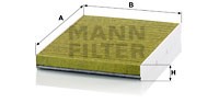 Filter, interior air MANN-FILTER FP2862