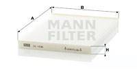 Filter, interior air MANN-FILTER CU1936