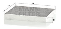 Filter, interior air MANN-FILTER CUK24024