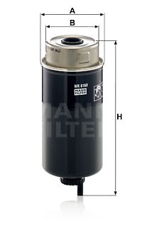 Fuel Filter MANN-FILTER WK8160