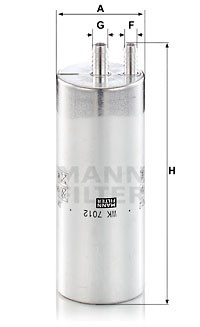 Fuel Filter MANN-FILTER WK7012