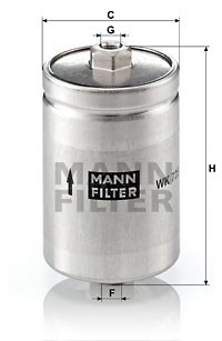 Fuel Filter MANN-FILTER WK725