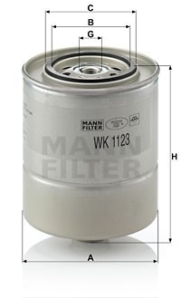 Fuel Filter MANN-FILTER WK1123