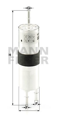 Fuel Filter MANN-FILTER WK515