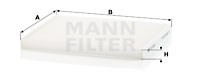 Filter, interior air MANN-FILTER CU2243