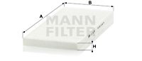 Filter, interior air MANN-FILTER CU3138