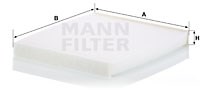 Filter, interior air MANN-FILTER CU29010