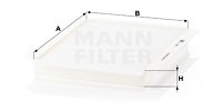 Filter, interior air MANN-FILTER CU2622