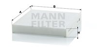 Filter, interior air MANN-FILTER CU2232