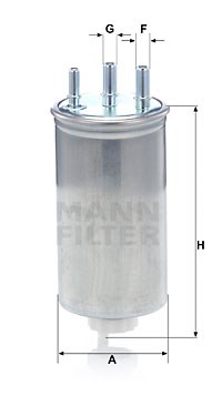 Fuel Filter MANN-FILTER WK8039