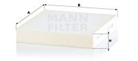 Filter, interior air MANN-FILTER CU22034