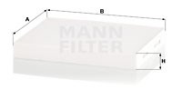Filter, interior air MANN-FILTER CU24024