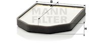 Filter, interior air MANN-FILTER CU29492