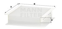 Filter, interior air MANN-FILTER CU2454
