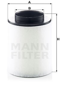 Air Filter MANN-FILTER C17023