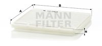 Filter, interior air MANN-FILTER CU2425
