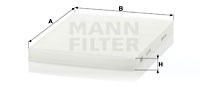 Filter, interior air MANN-FILTER CU23010