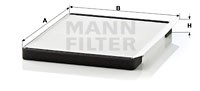 Filter, interior air MANN-FILTER CU2331