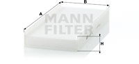 Filter, interior air MANN-FILTER CU3240