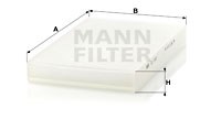 Filter, interior air MANN-FILTER CU3192