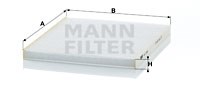 Filter, interior air MANN-FILTER CU2336
