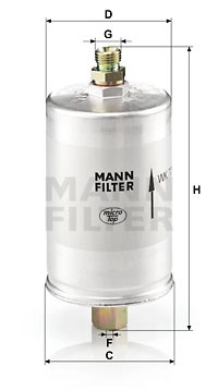 Fuel Filter MANN-FILTER WK726