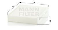 Filter, interior air MANN-FILTER CU25001