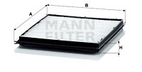 Filter, interior air MANN-FILTER CU2516