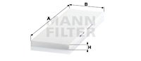 Filter, interior air MANN-FILTER CU4442