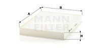 Filter, interior air MANN-FILTER CU28003