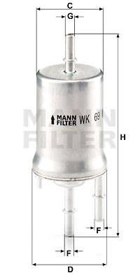 Fuel Filter MANN-FILTER WK69