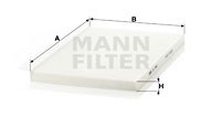 Filter, interior air MANN-FILTER CU3562