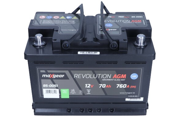 Starter Battery MAXGEAR 850051 2