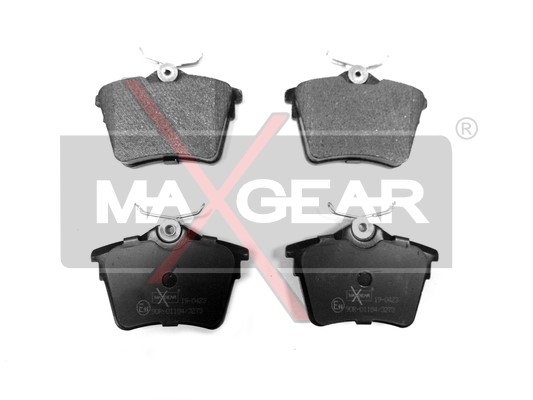 Brake Pad Set, disc brake MAXGEAR 190423