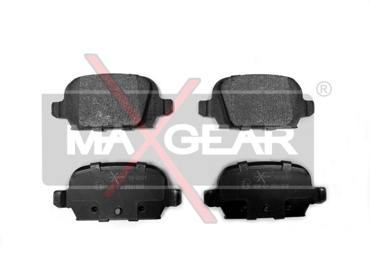 Brake Pad Set, disc brake MAXGEAR 190451