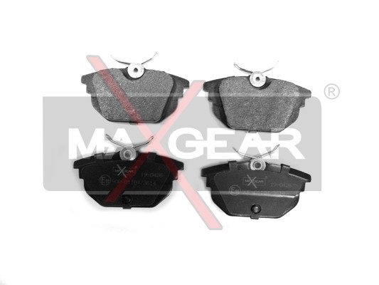 Brake Pad Set, disc brake MAXGEAR 190426
