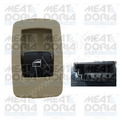 Switch, window regulator MEAT & DORIA 26013