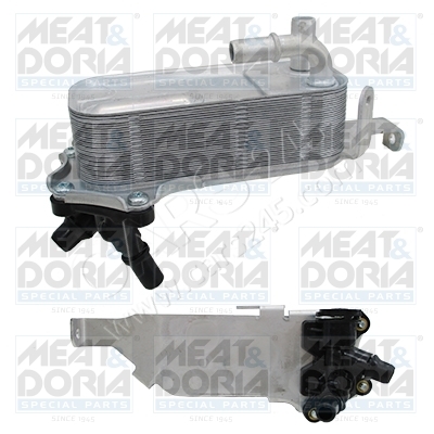Oil Cooler, engine oil MEAT & DORIA 95248