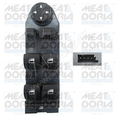 Switch, window regulator MEAT & DORIA 26332
