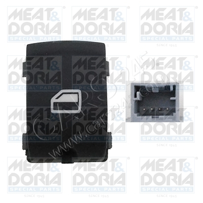 Switch, window regulator MEAT & DORIA 26151