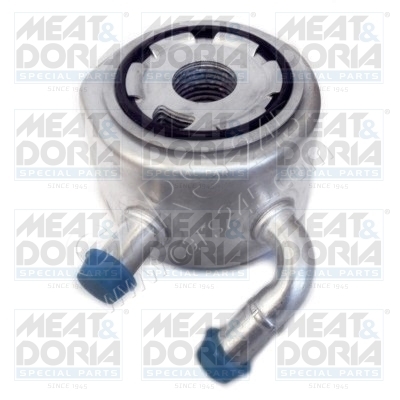 Oil Cooler, engine oil MEAT & DORIA 95053