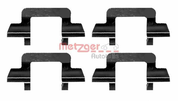 Accessory Kit, disc brake pad METZGER 109-1243